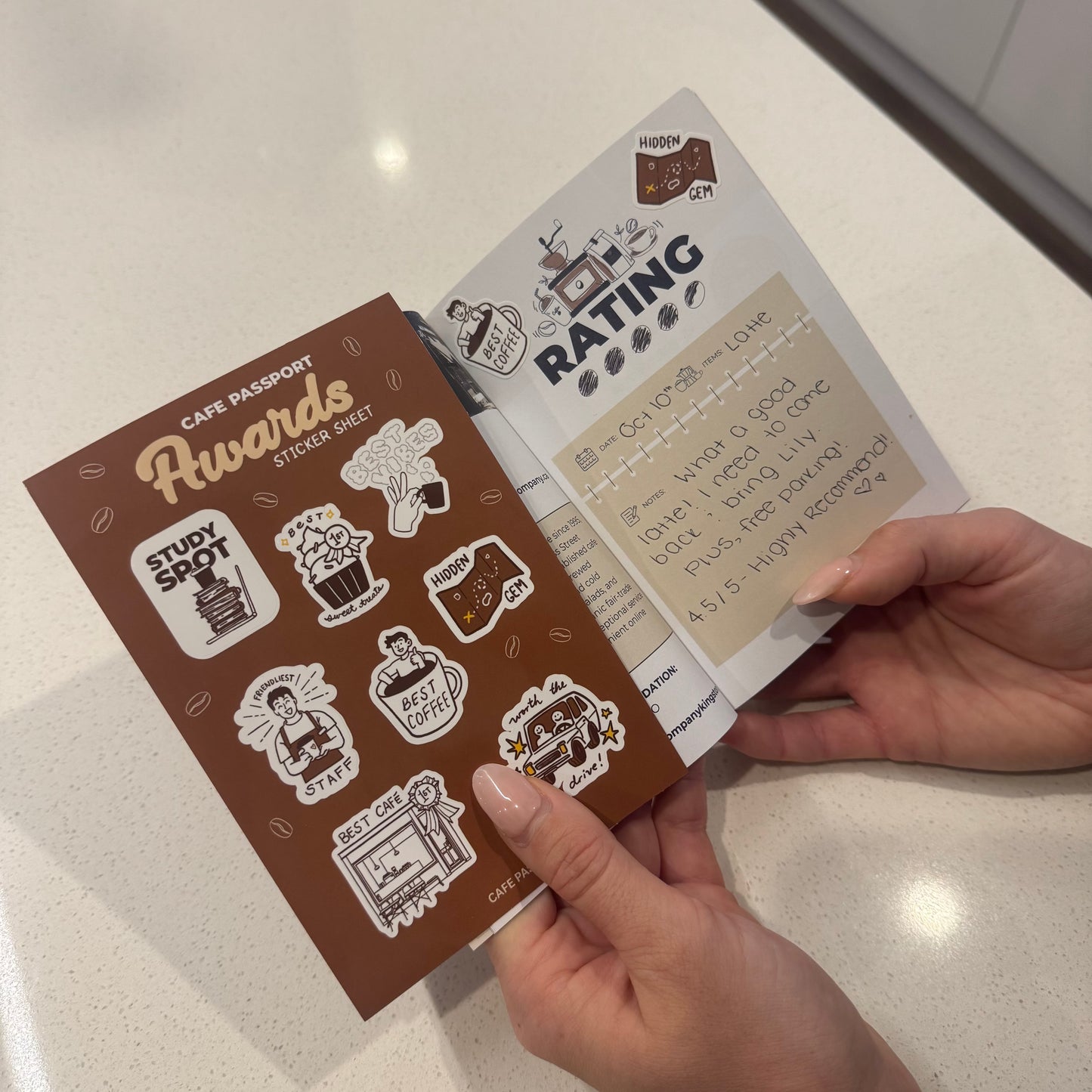 Cafe Awards Sticker Sheet