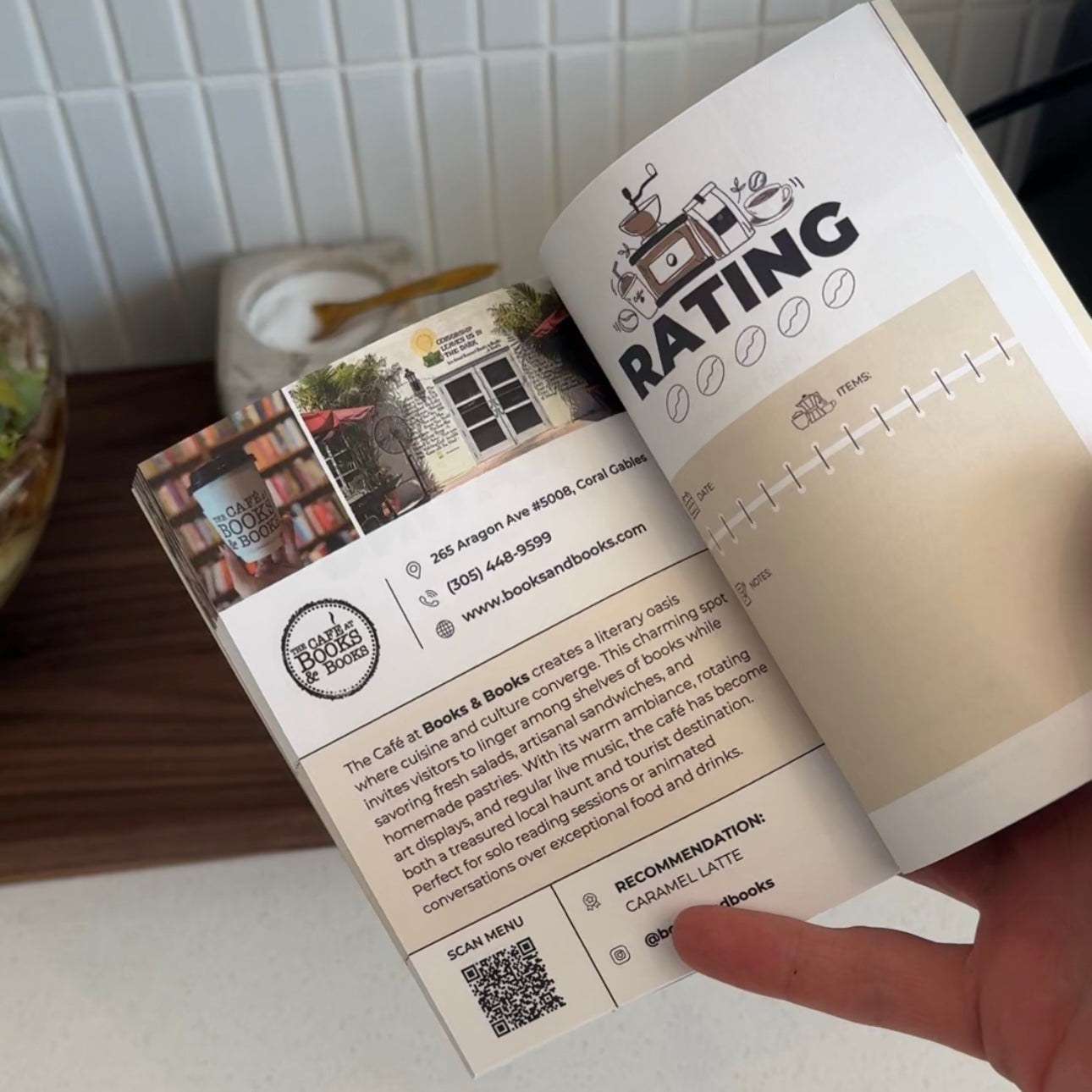 Cafe Passport Inside