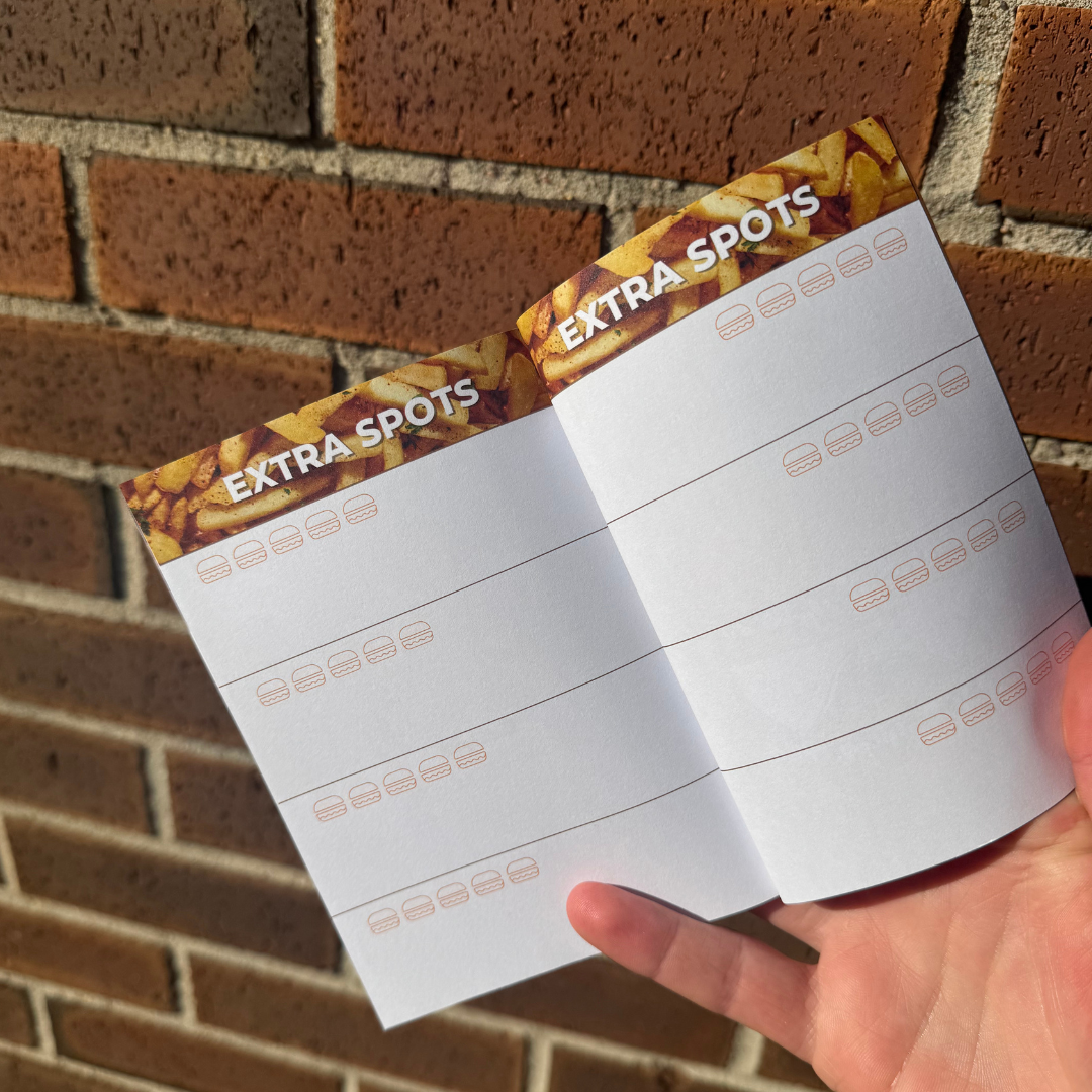 Burger Passport Inside Pages