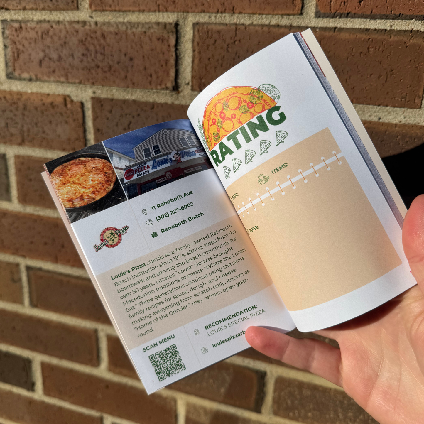Delaware Pizza Passport Inside