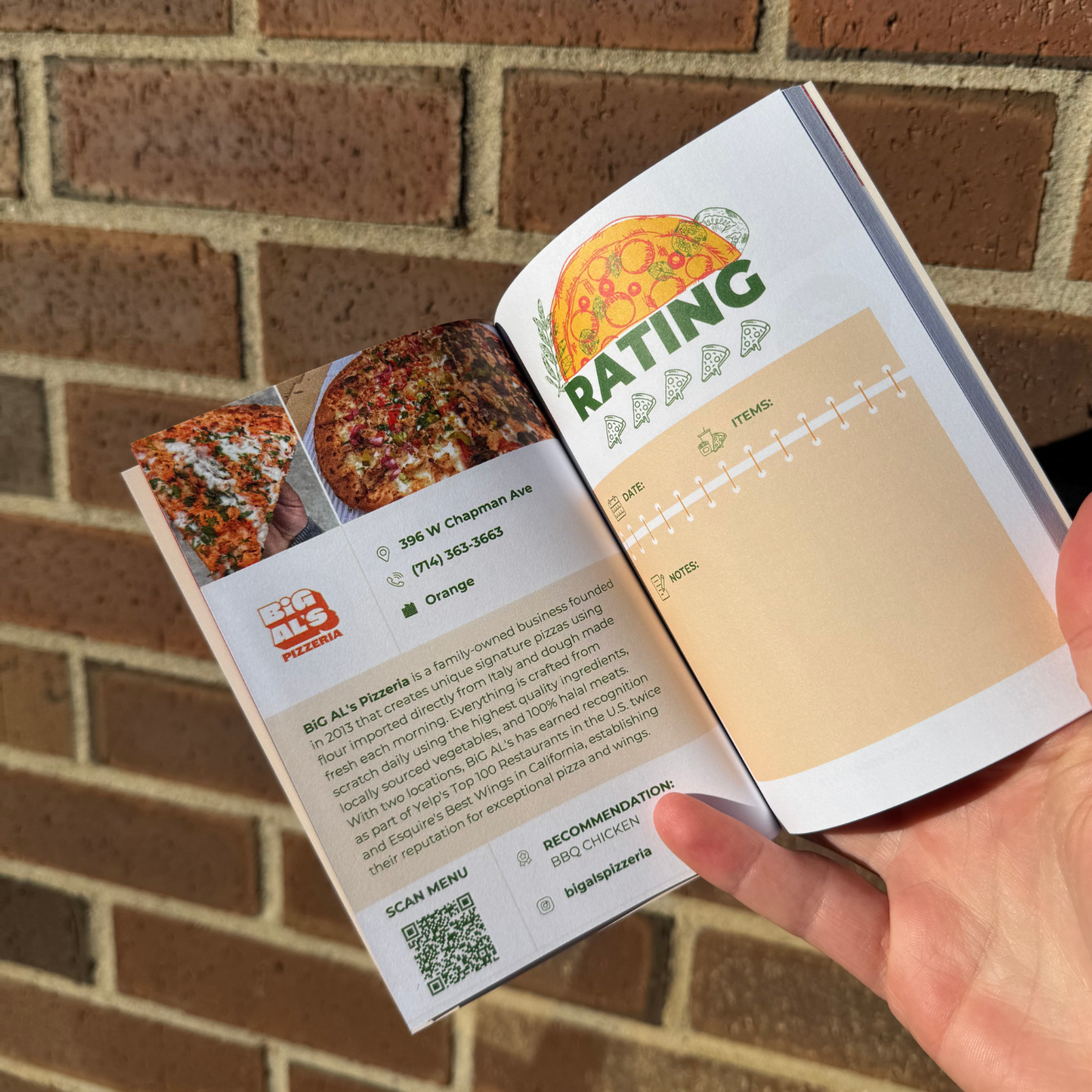Orange County Pizza Passport Inside