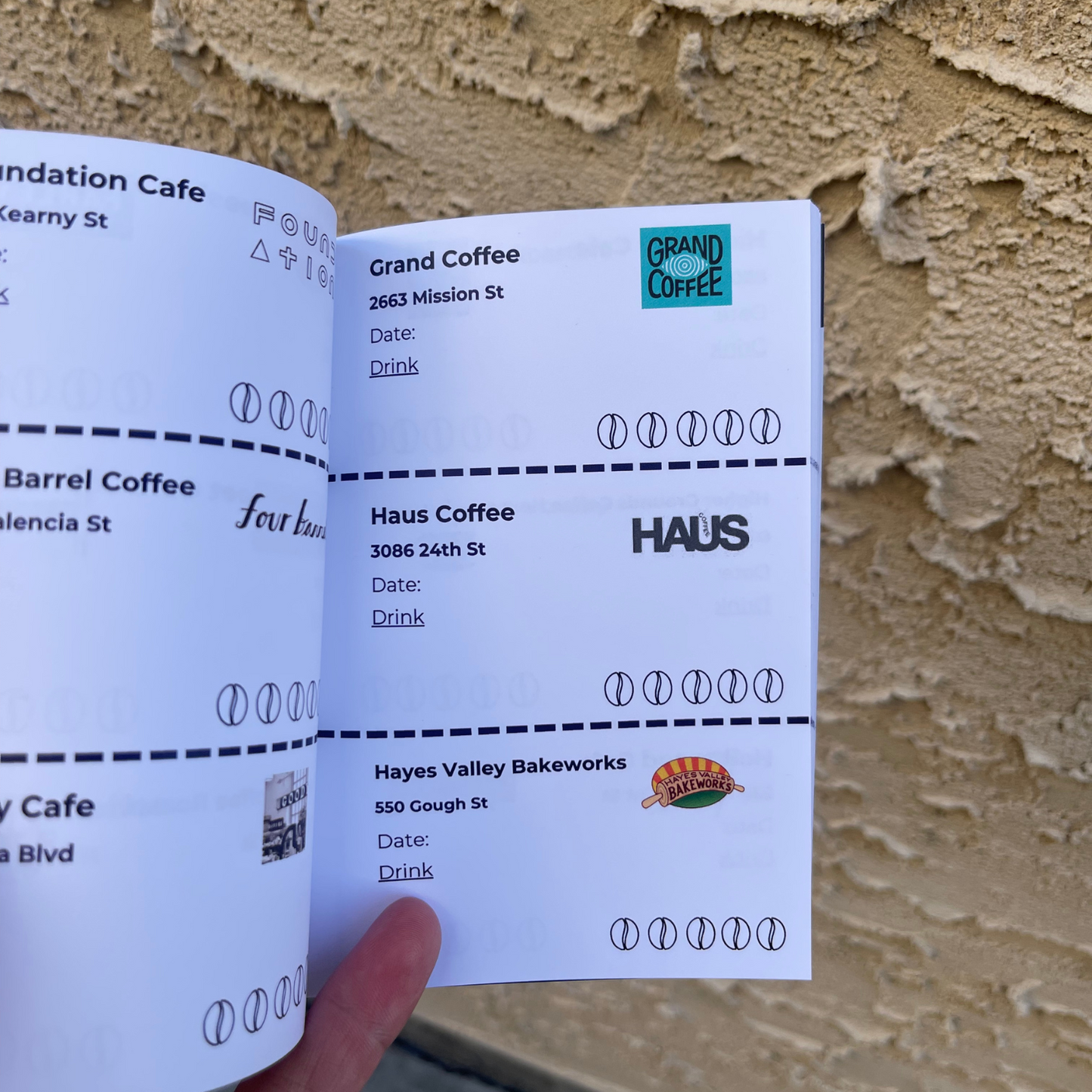 San Francisco Cafe Passport