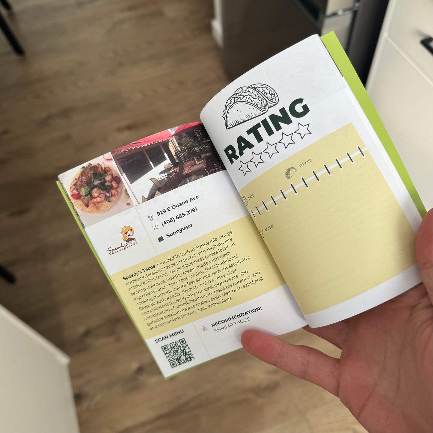 Taco Passport Inside