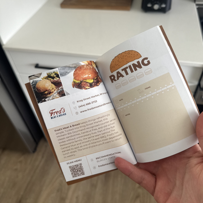 Atlanta Burger Passport Inside