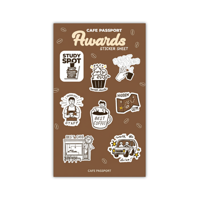 Cafe Awards Sticker Sheet