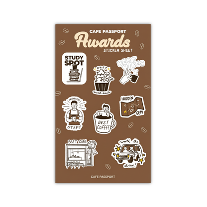 Cafe Awards Sticker Sheet