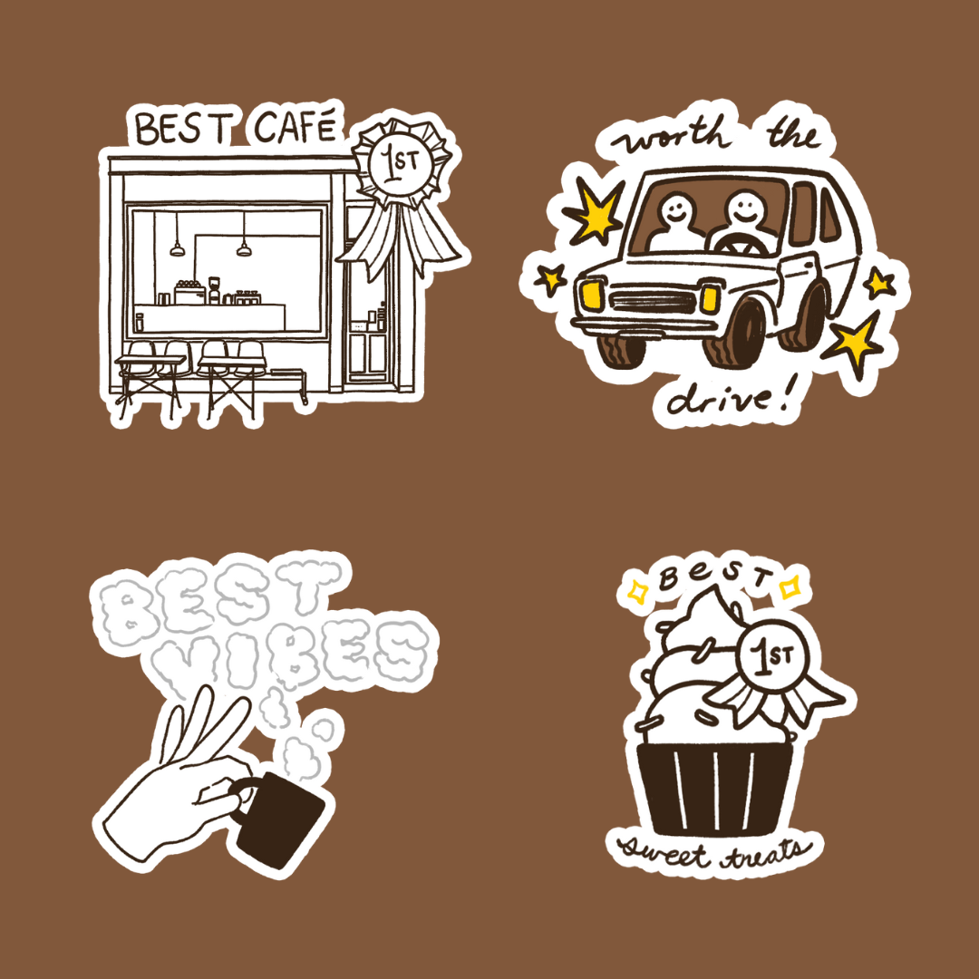Cafe Awards Sticker Sheet