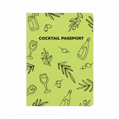 Cocktail Passport Holder