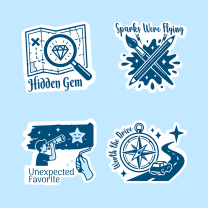 Date Passport Stickers 2