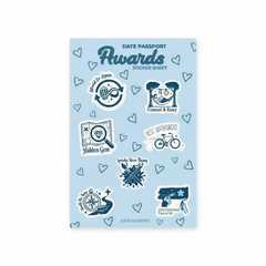 Date Awards Sticker Sheet