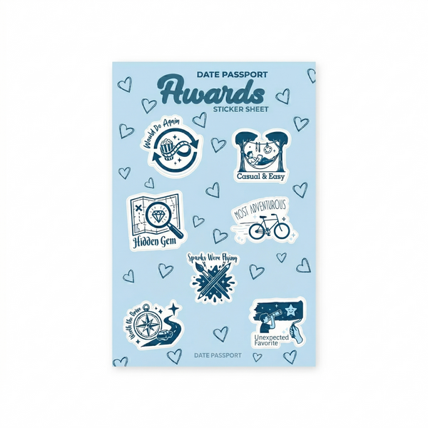 Date Awards Sticker Sheet