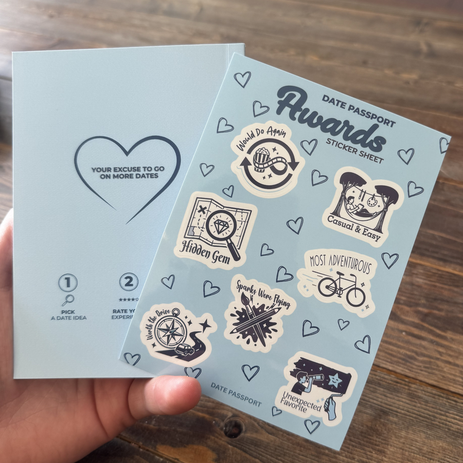 Date Awards Sticker Sheet
