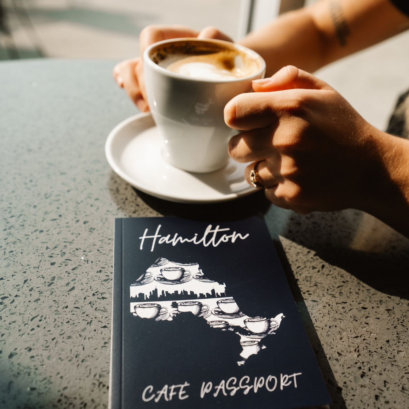 Hamilton Cafe Passport Cover