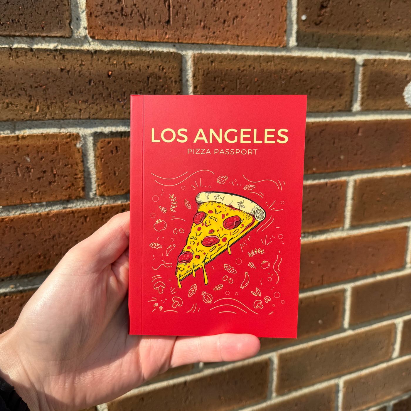 Los Angeles Pizza Passport Cover