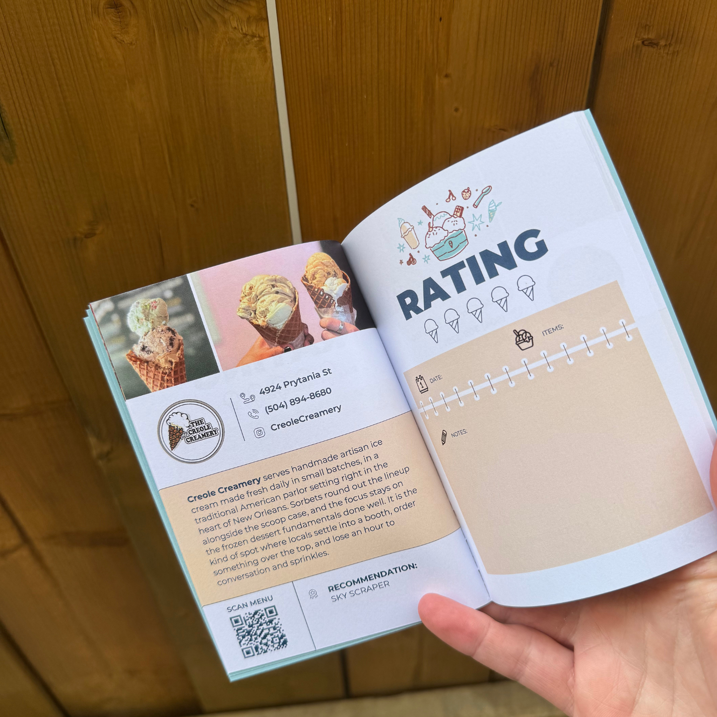 New Orleans Ice Cream Passport