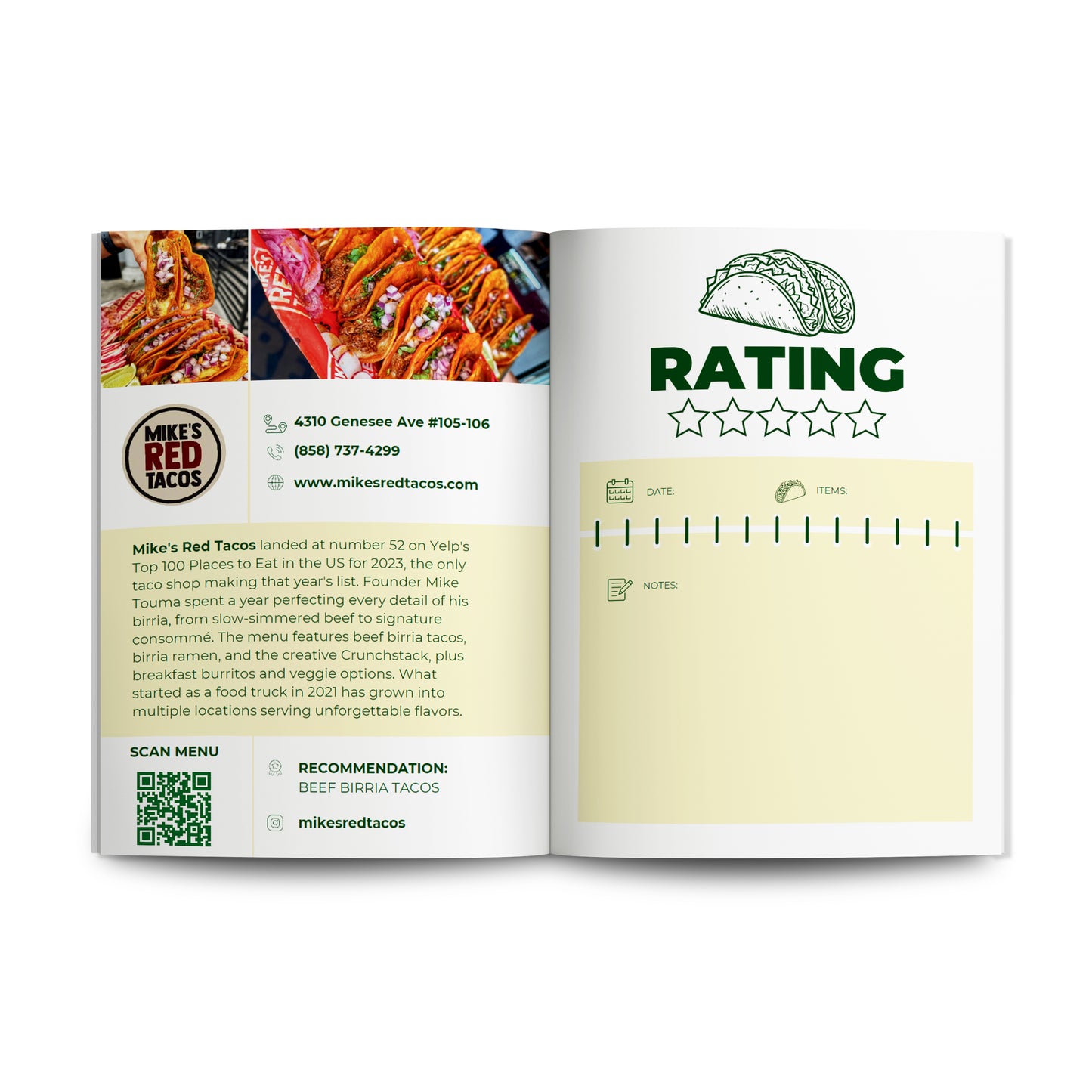 San Diego Taco Passport