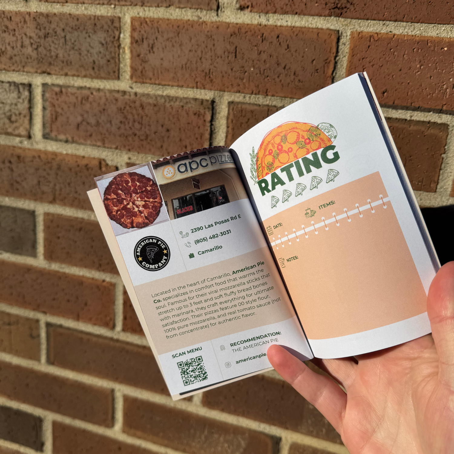 Ventura County Pizza Passport Inside